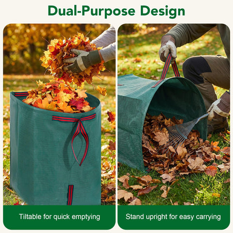 Reusable Dntorx leaf bag ideal for multiple seasons of yard cleanup.