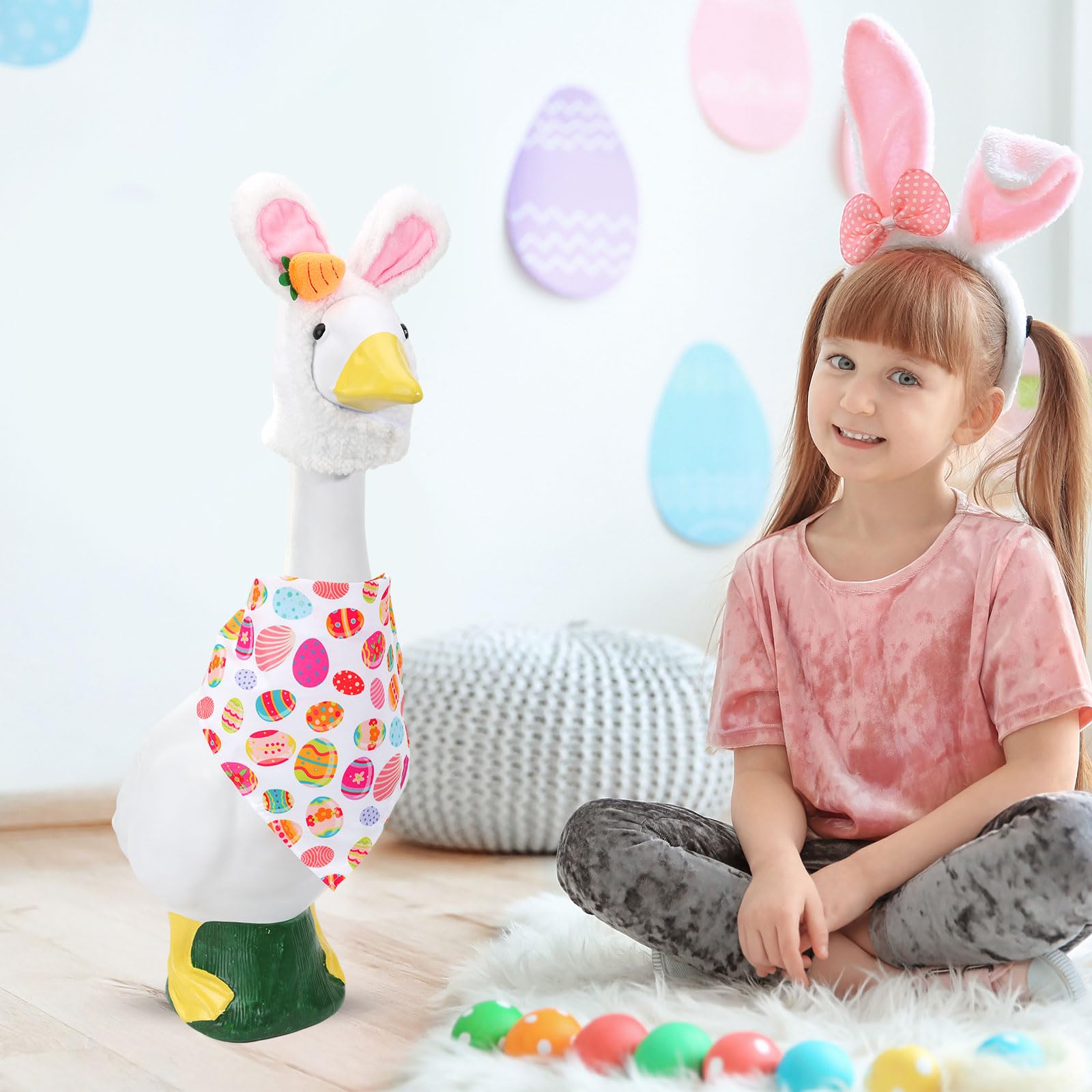 DNTYUISS goose outfit fits 23-inch statues for larger display