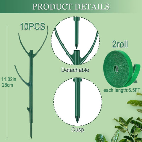 DNUZEWR plant ties rolls secure stems without damage, guiding growth.