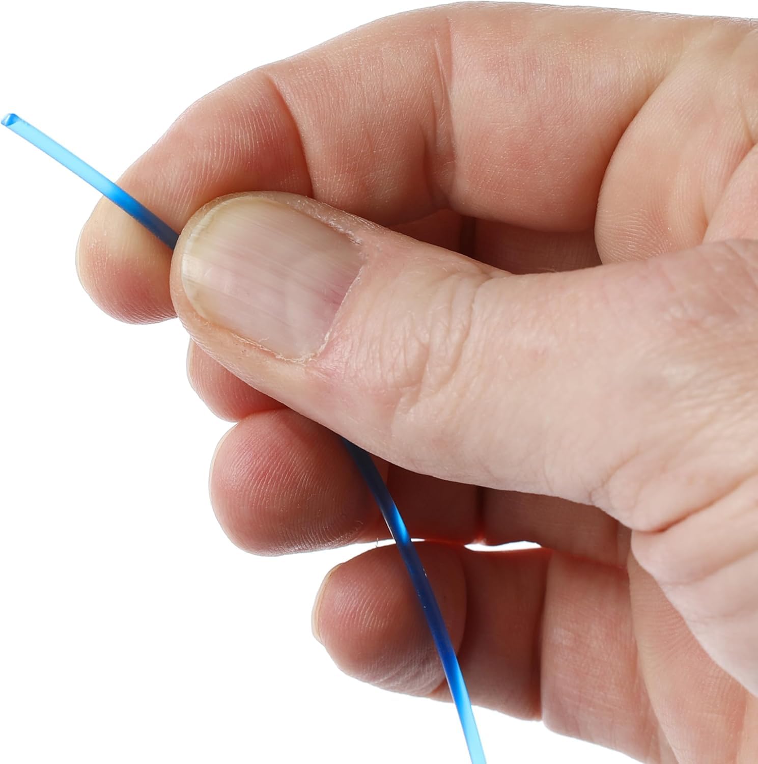 Dnuzewr 0.065-inch round blue trimmer line delivers reliable cutting across terrains.
