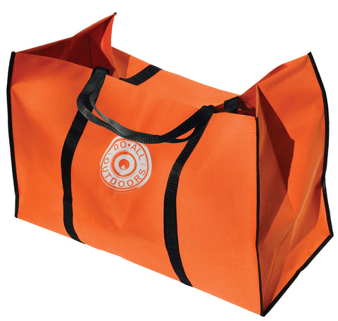 Do-All Outdoors Firefly side view, compact skeet thrower for easy transport.