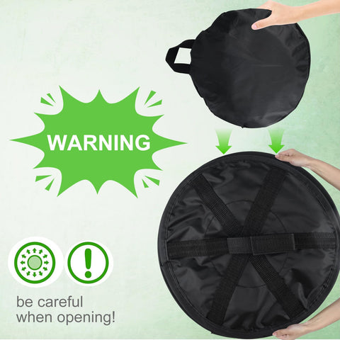 Doacpcr open packaging warning visual emphasizes safe opening