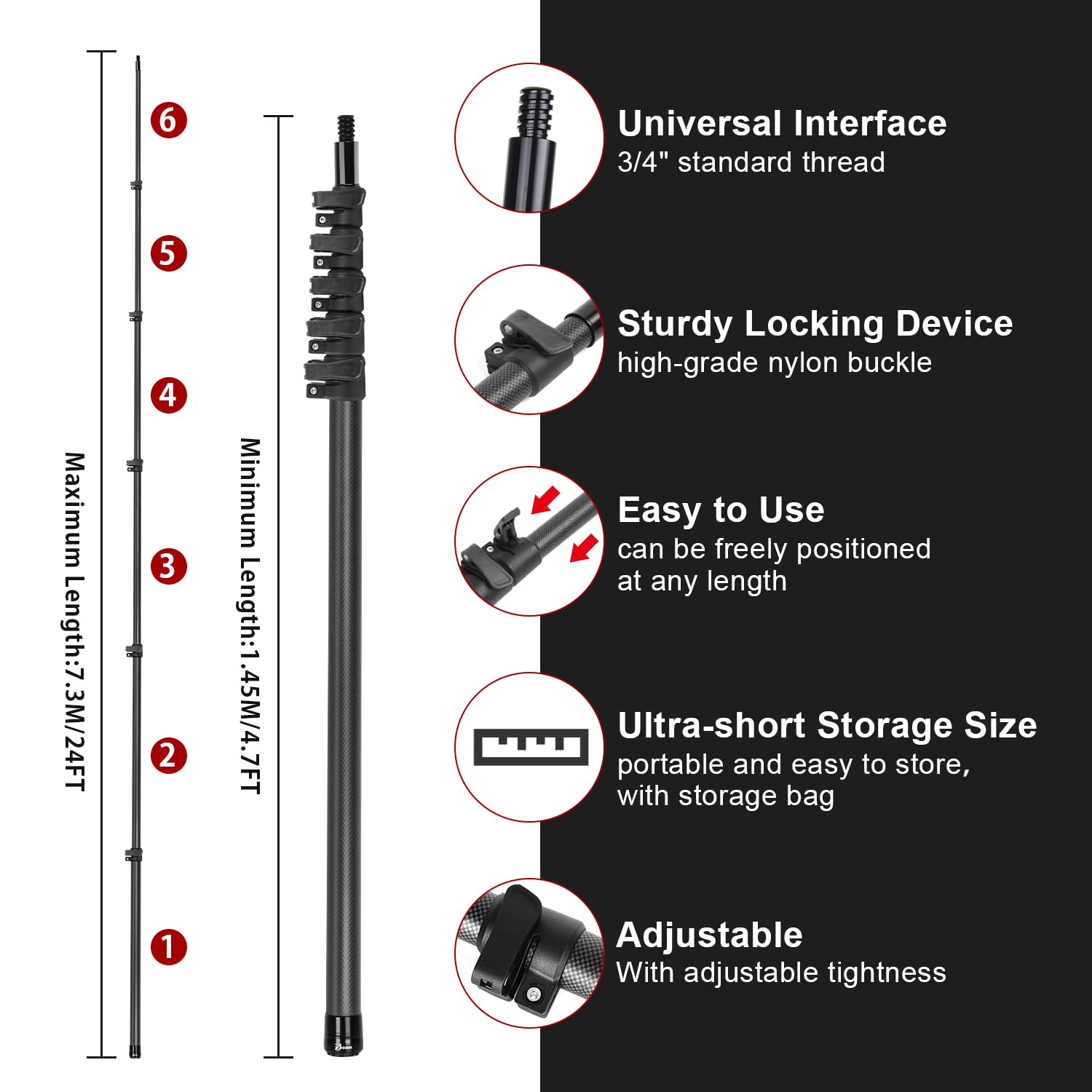 Weather-resistant DOBEN snow rake resists rust and brittleness in winter.