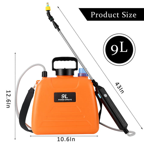 Docreate electric garden sprayer upgraded features enable reliable day-long spraying.