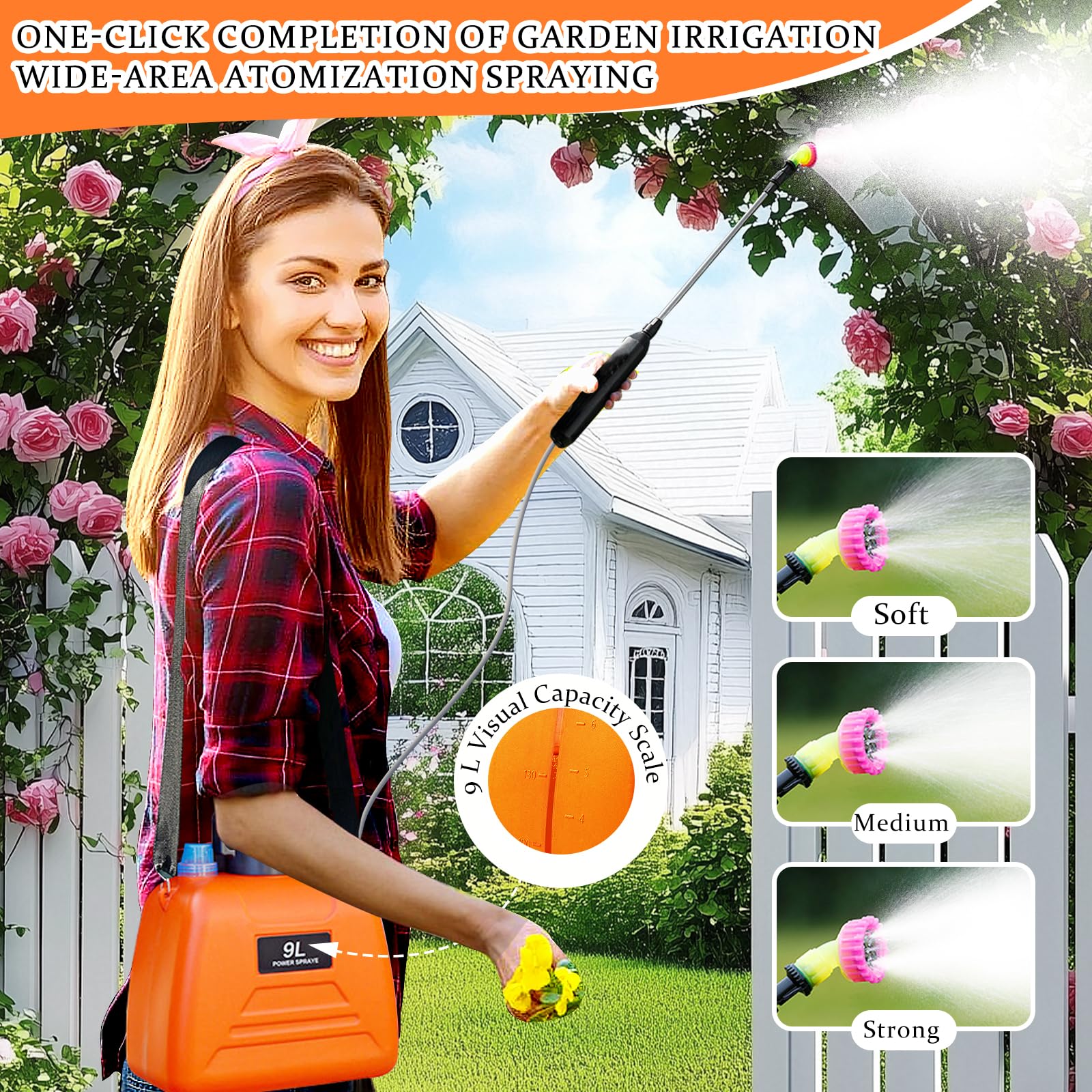 Docreate rechargeable handle and motor support smooth operation during tasks.