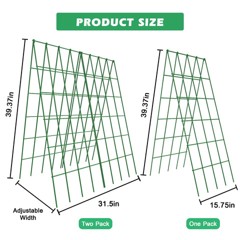 DoCred Cucumber Trellis twist ties included for flexible training.