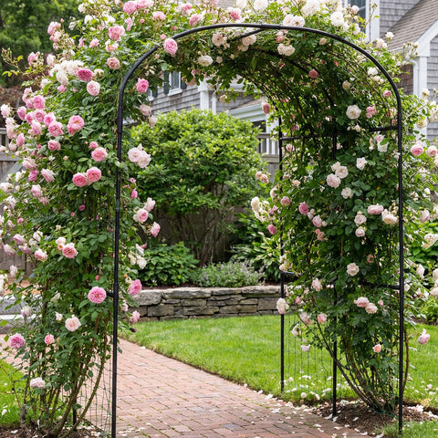 DoCred durable outdoor arch withstands sun and weather