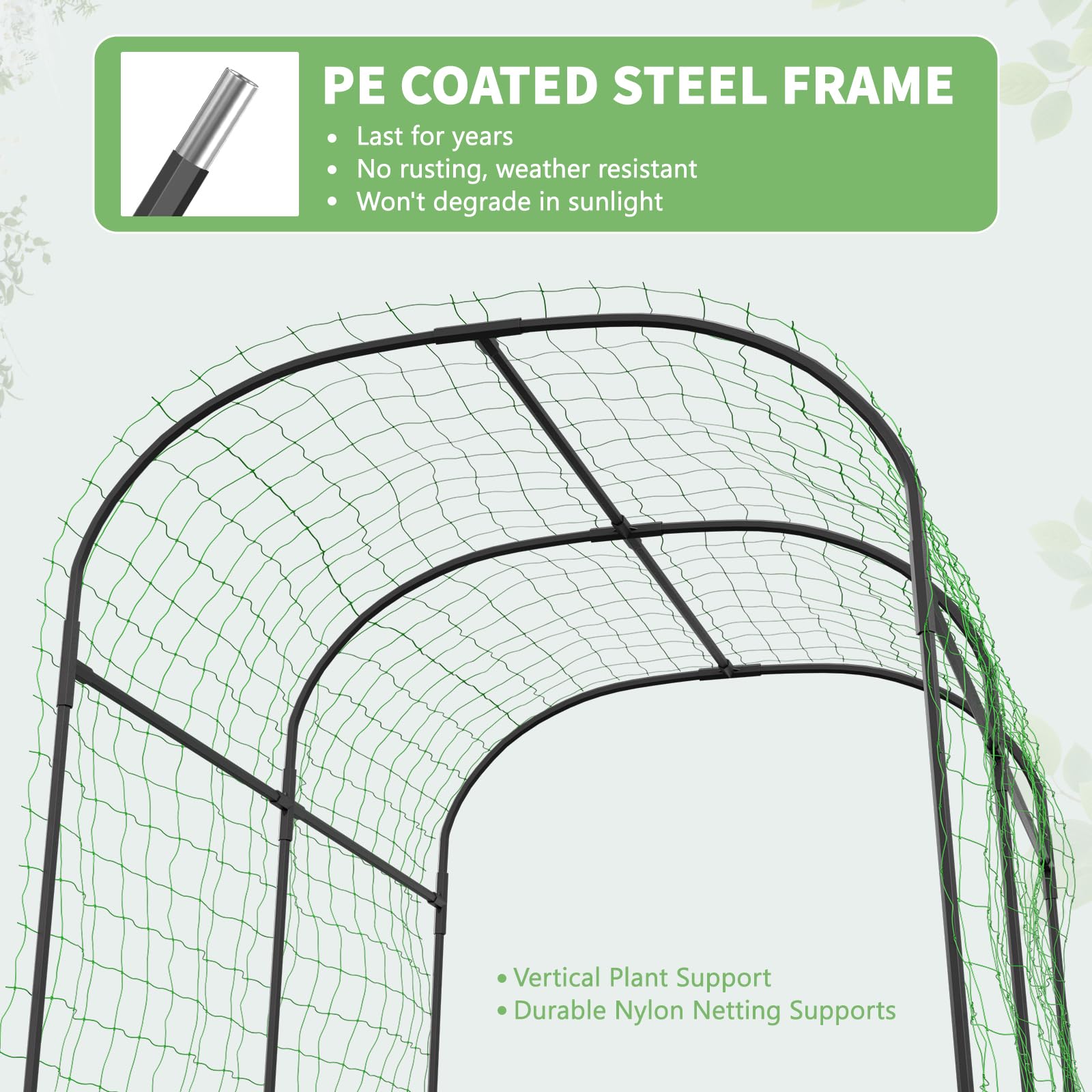 DoCred arch clip close-up illustrating durable joints