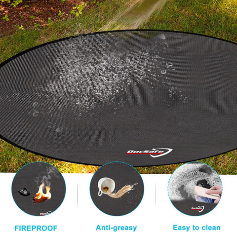 DocSafe easy-clean surface resists grease and cleans after grilling
