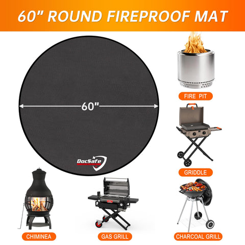 DocSafe mat shown with Solo Stove Bonfire for safe use