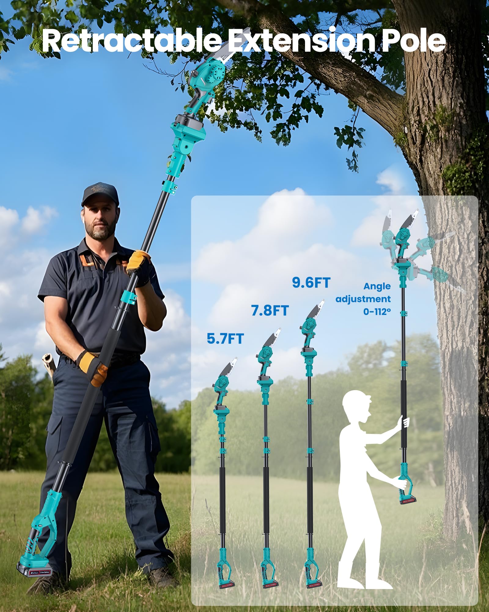 DocSmart brushless motor powering fast cuts during pruning tasks