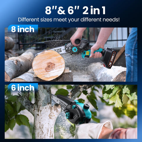 DocSmart dual battery pack powering cordless pruning sessions anywhere.