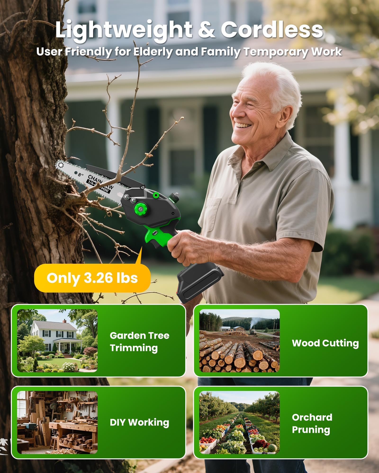 DocSmart ergonomic handle enables comfortable one-handed pruning