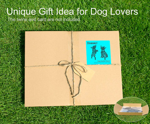 Doesen weatherproof dog decor survives wind and rain for long-lasting garden display
