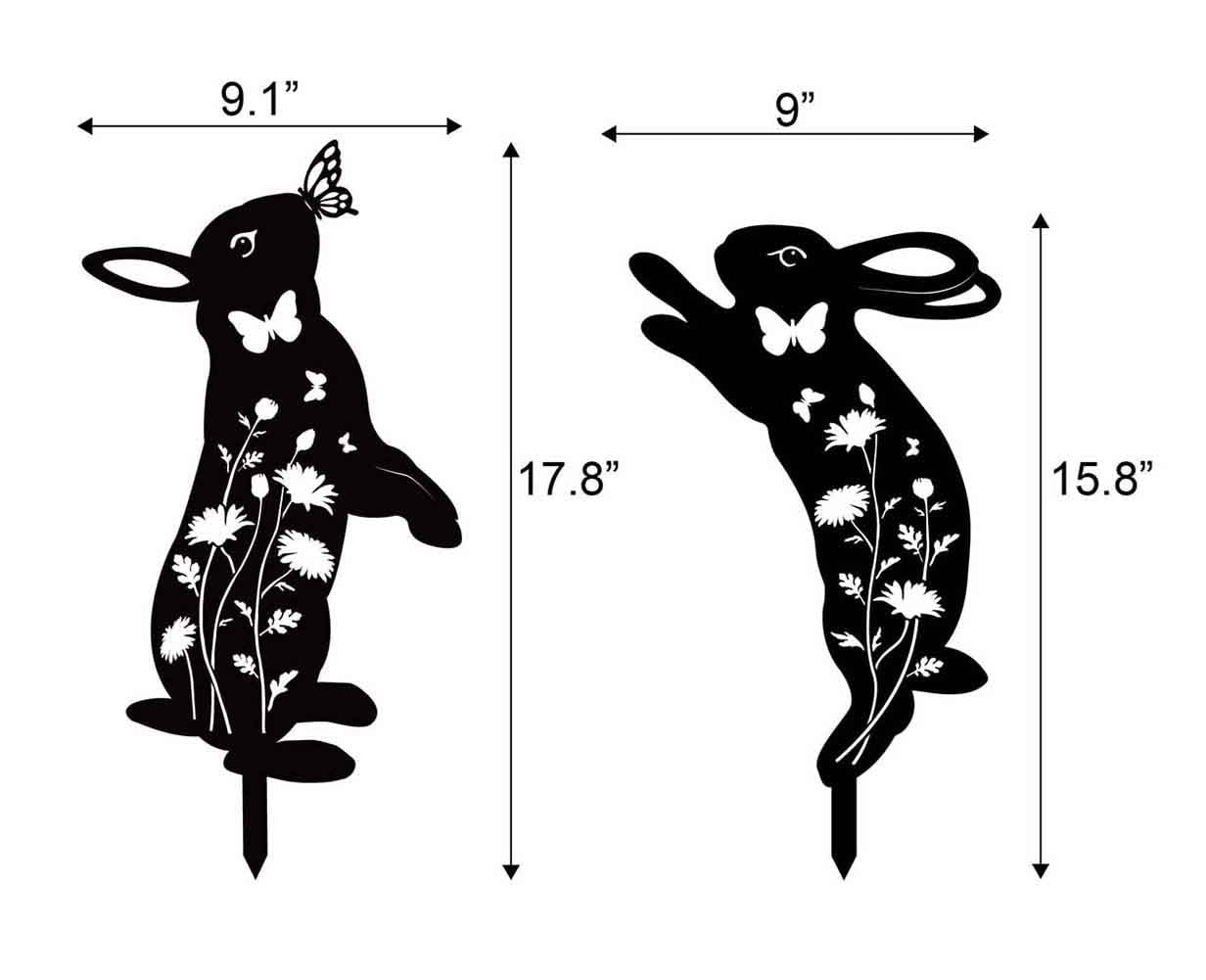 Doesen Easter friendly bunny decor elevates outdoor spaces with charm.