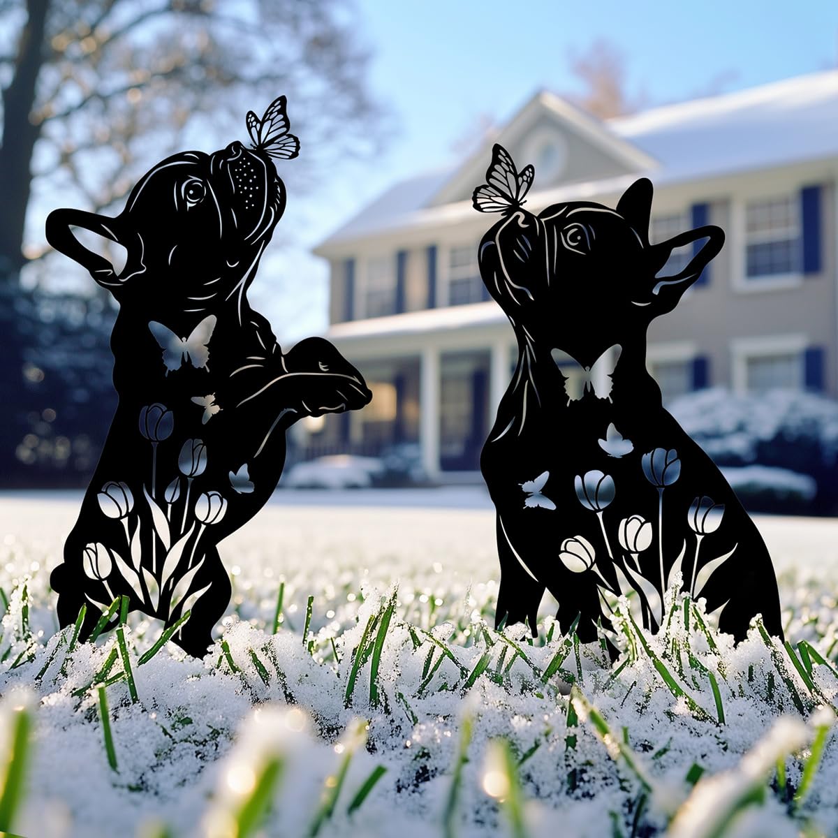 Doesen gift-ready garden art for dog lovers on Mother's Day, birthdays, or holidays