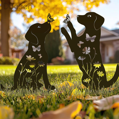 Doesen gift-ready dog garden art is ideal for dog lovers.