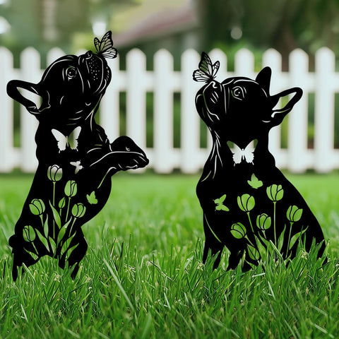 Doesen outdoor yard art adds charm to patios with durable corten steel finish