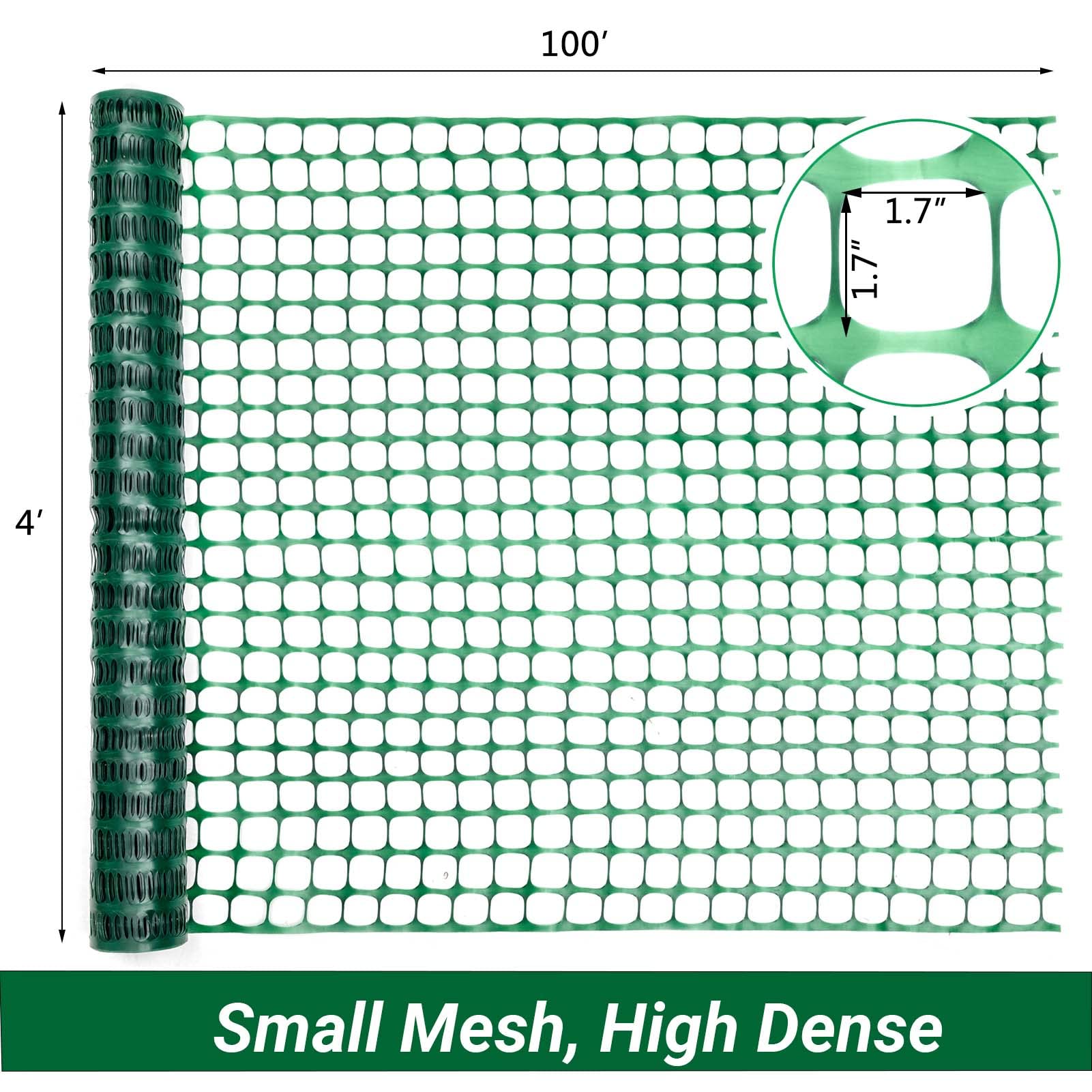 DOEWORKS animal fencing mesh helps keep pets or livestock out.