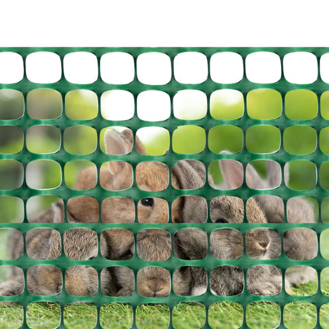 DOEWORKS easy-install fence with zip ties for fast temporary boundaries.