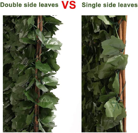 DOEWORKS expandable fence at maximum width demonstrates flexible privacy solution.