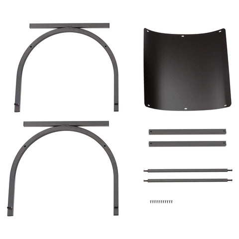 DOEWORKS indoor firewood rack bottom panel detail prevents wood chips