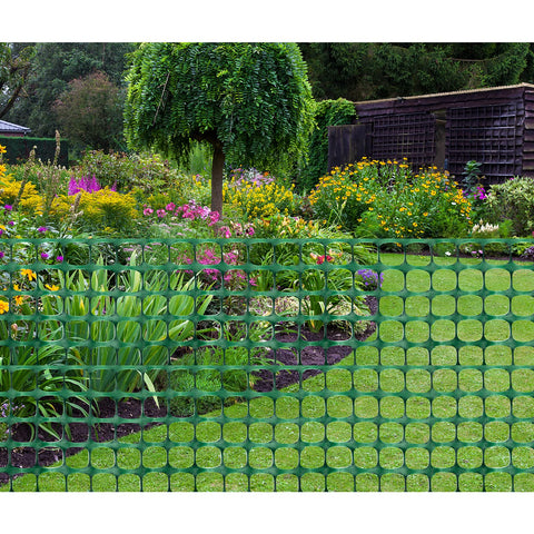 DOEWORKS multi-use fencing suits gardens, driveways and temporary crowd control.