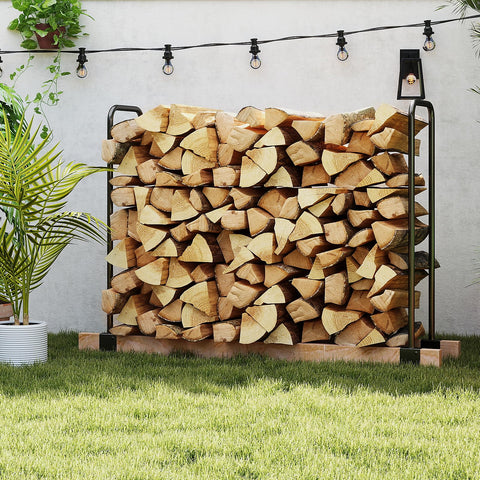 DOEWORKS outdoor rack with powder coating emphasizes weather resistance
