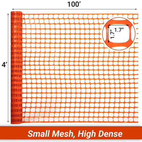 DOEWORKS safety fence on job sites offers quick, tool-free installation.