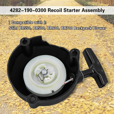 Dofank recoil starter side angle highlights durable construction for long-lasting use.