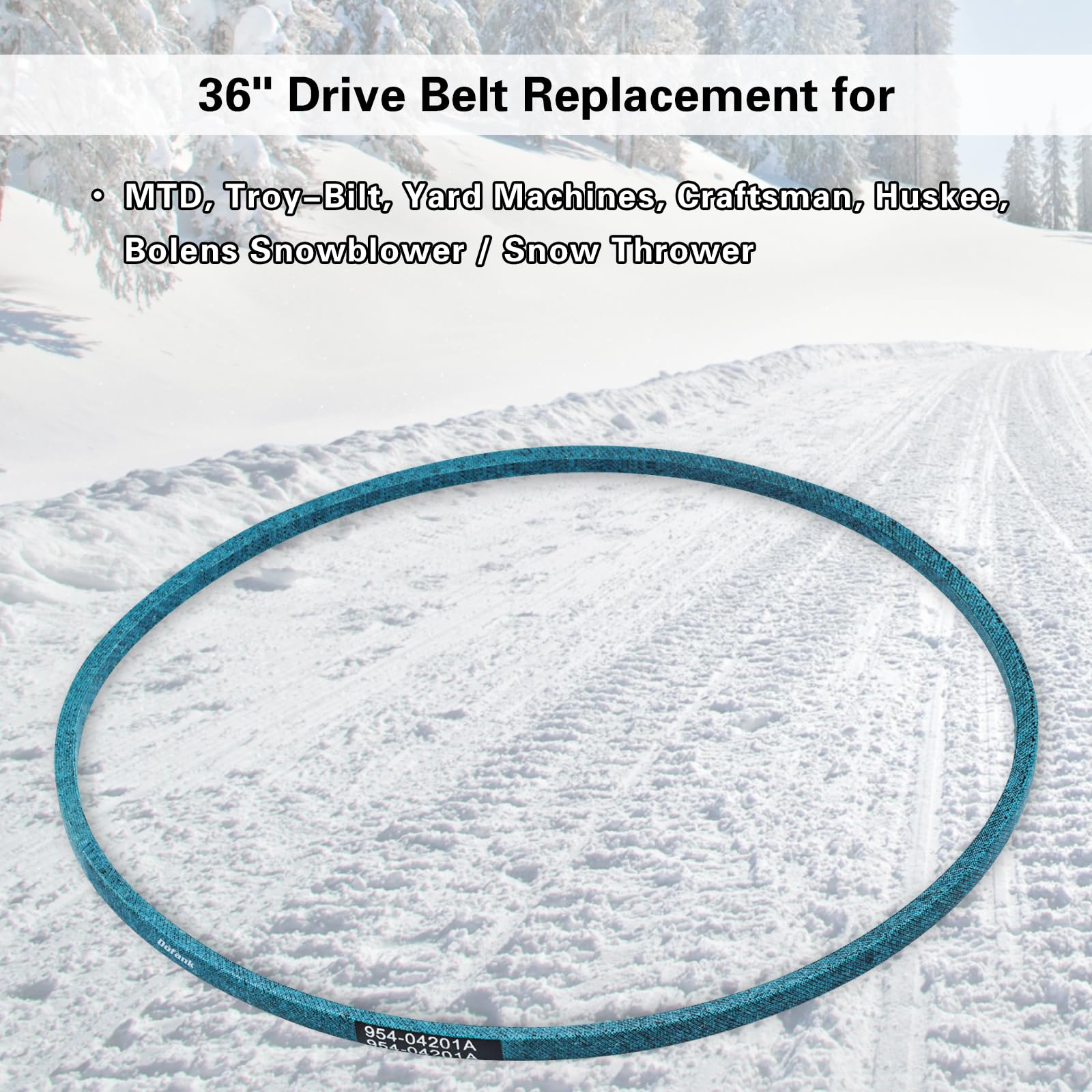 Dofank 954-04201A snowblower installation image for easy replacement