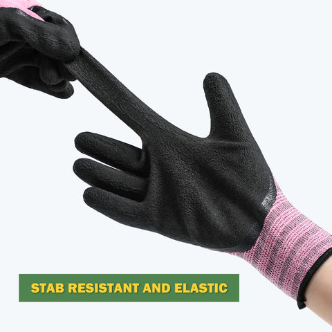 DOFOWORK flexible-knit gloves demonstrating dexterity for precise tasks
