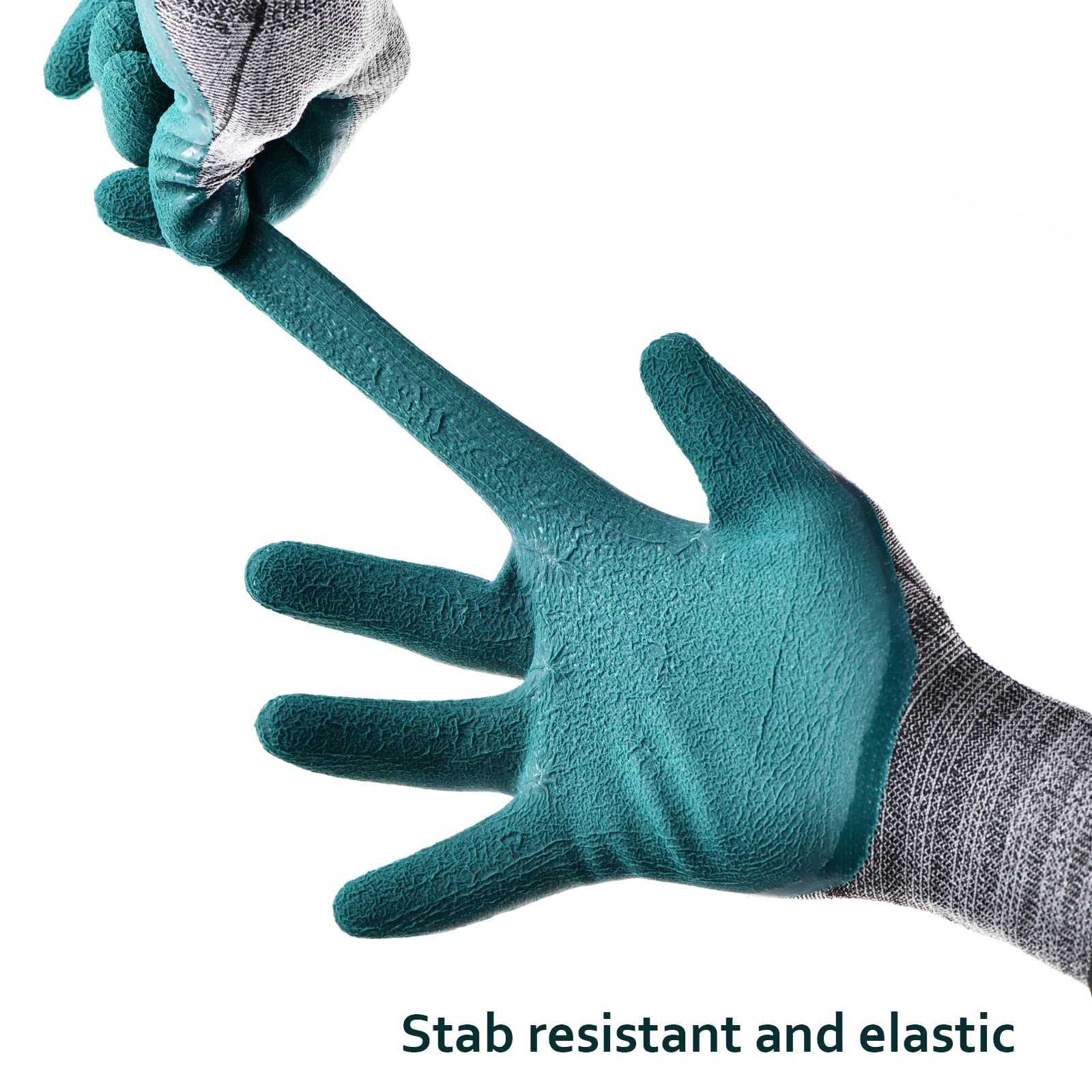 DOFOWORK black and green color detail for easy glove identification