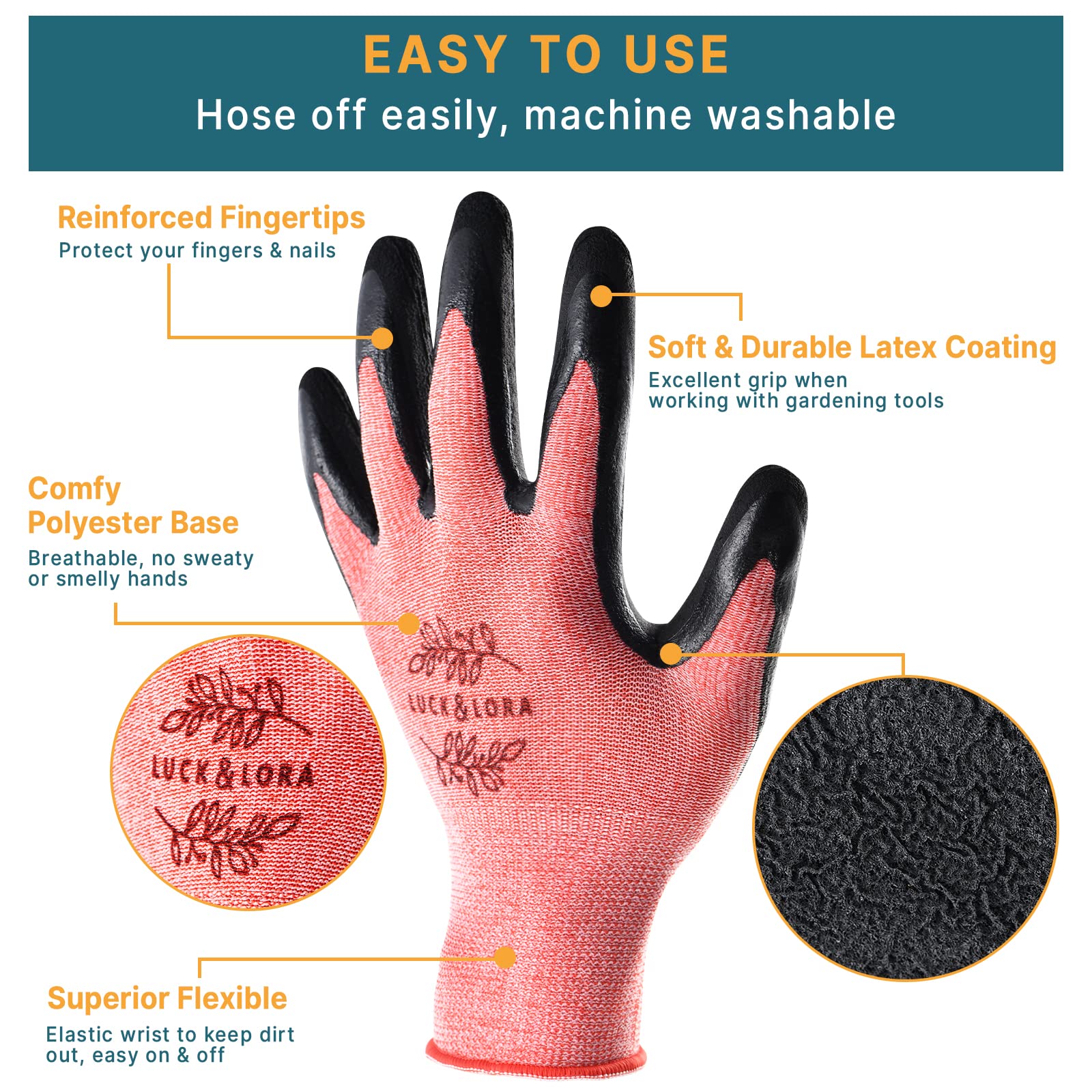 DOFOWORK gardening gloves dexterity for delicate planting tasks