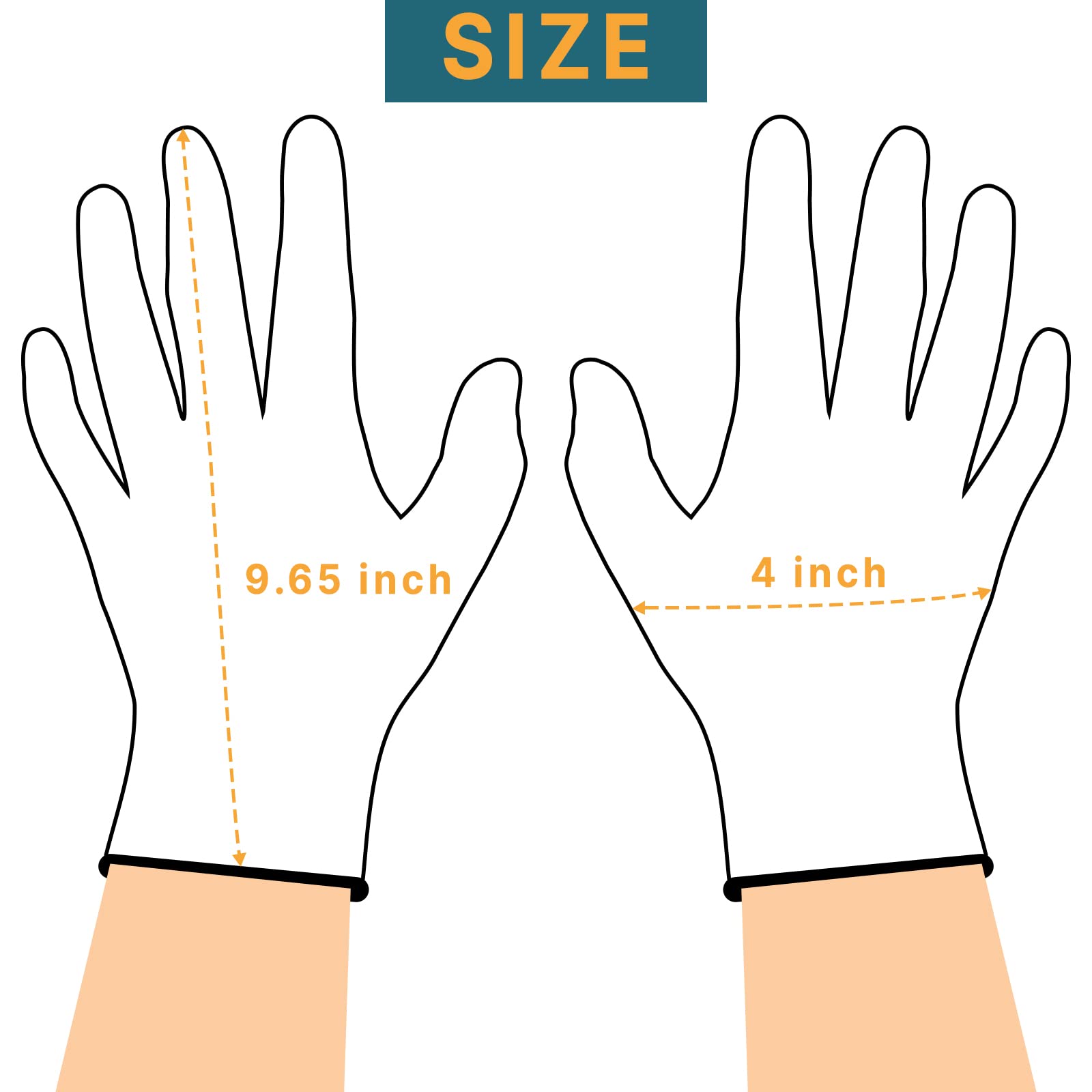 DOFOWORK gardening gloves elastic wrist sealing out dirt and easy to wear