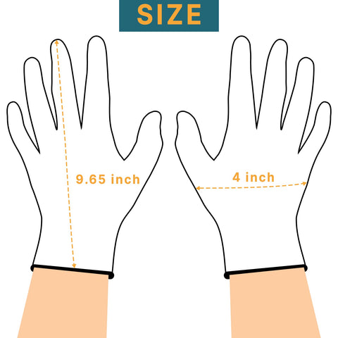 DOFOWORK gardening gloves elastic wrist sealing out dirt and easy to wear