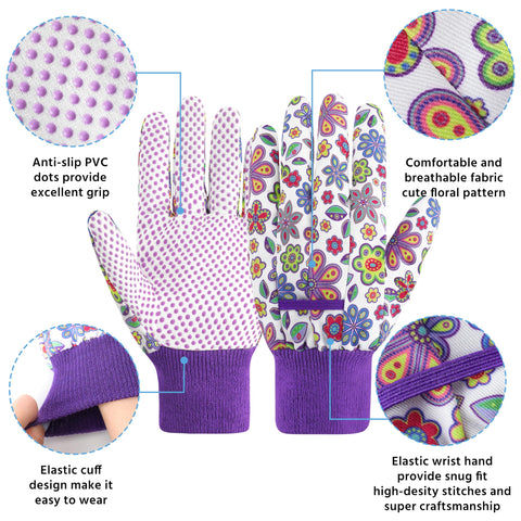 DOFOWORK ergonomic palm design fits comfortably for extended gardening sessions.
