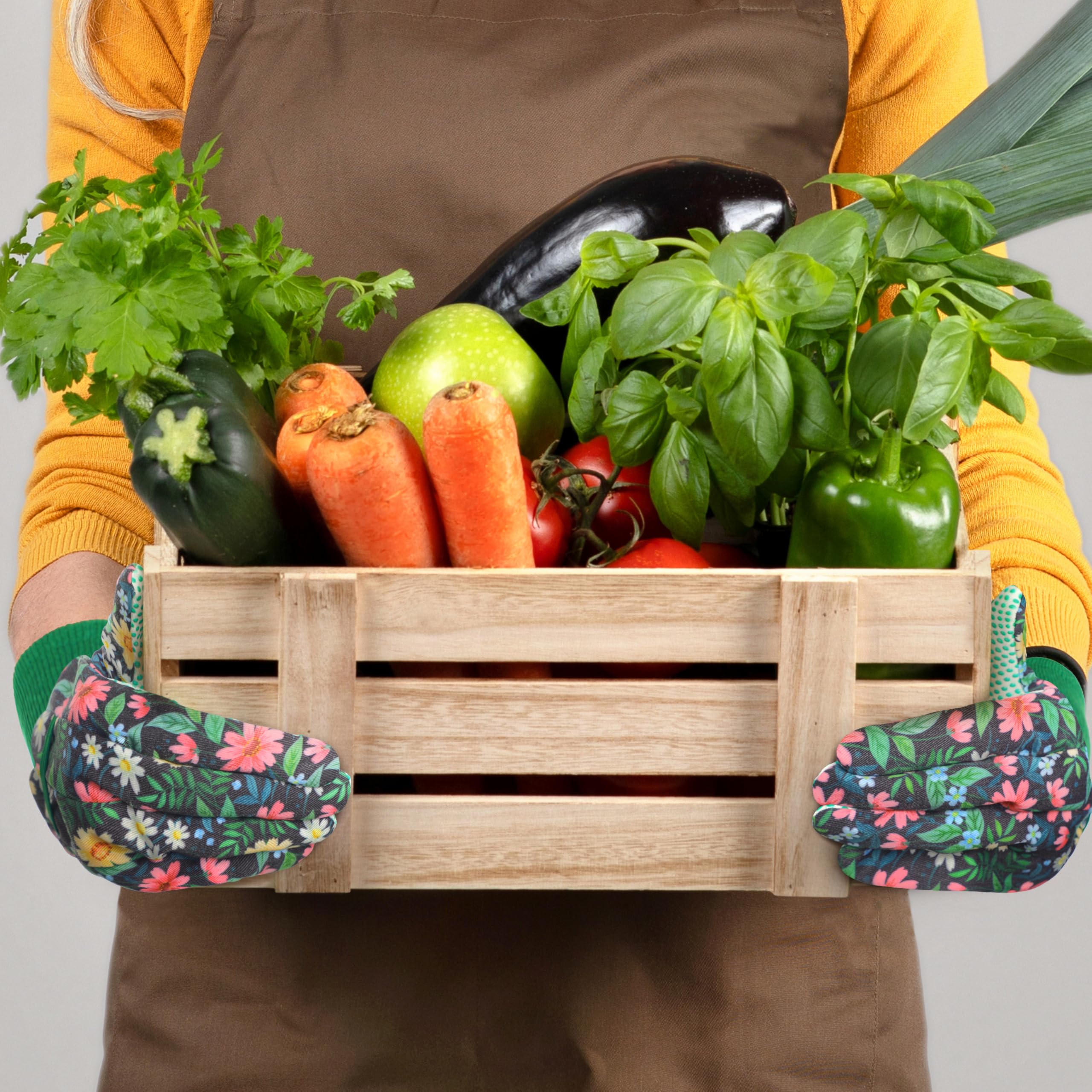 DOFOWORK general size shown fitting most women for daily gardening