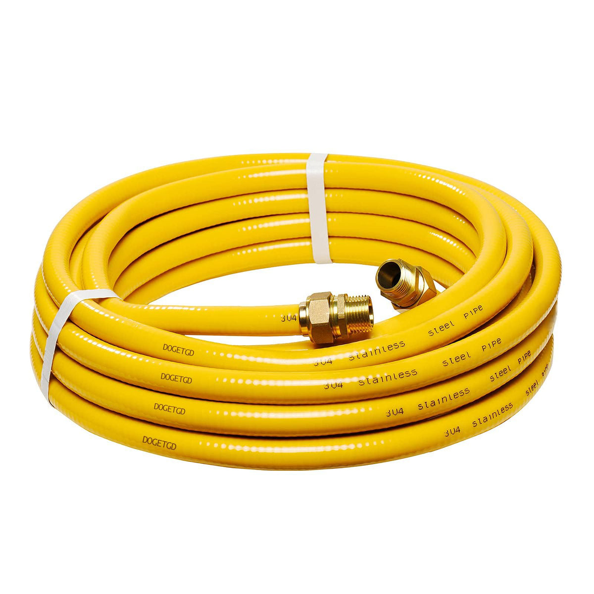 Dogetgd CSST 37ft gas line with flexible 3/4 inch tubing for easy routing
