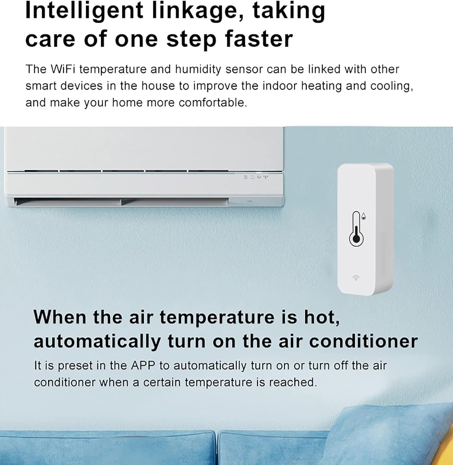 DoHome precise temperature and humidity readings aid room assessments.