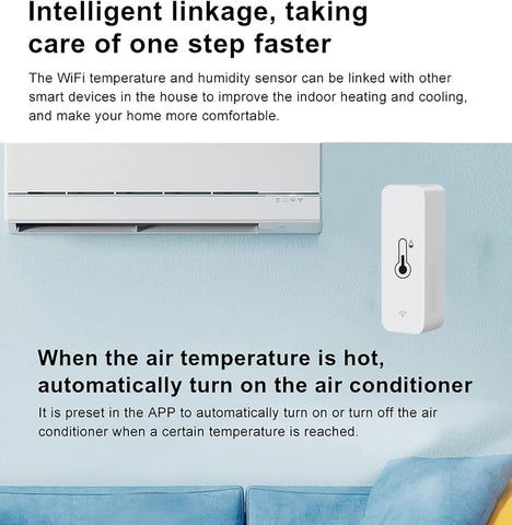 DoHome precise temperature and humidity readings aid room assessments.