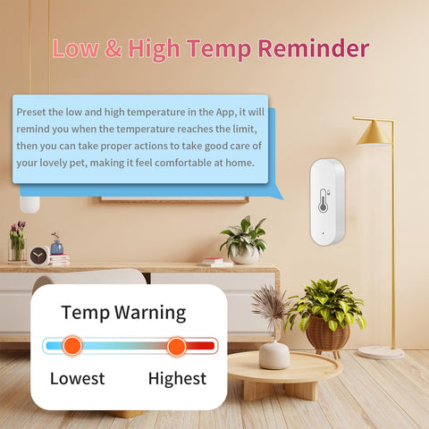 DoHome smart hygrometer remote monitor keeps you updated remotely.