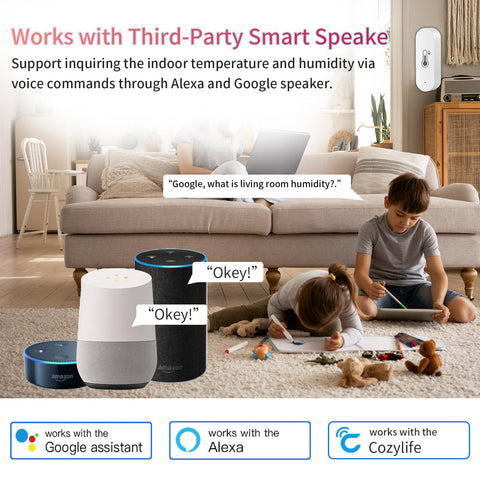 DoHome voice control with Alexa and Google Assistant for hands-free checks.