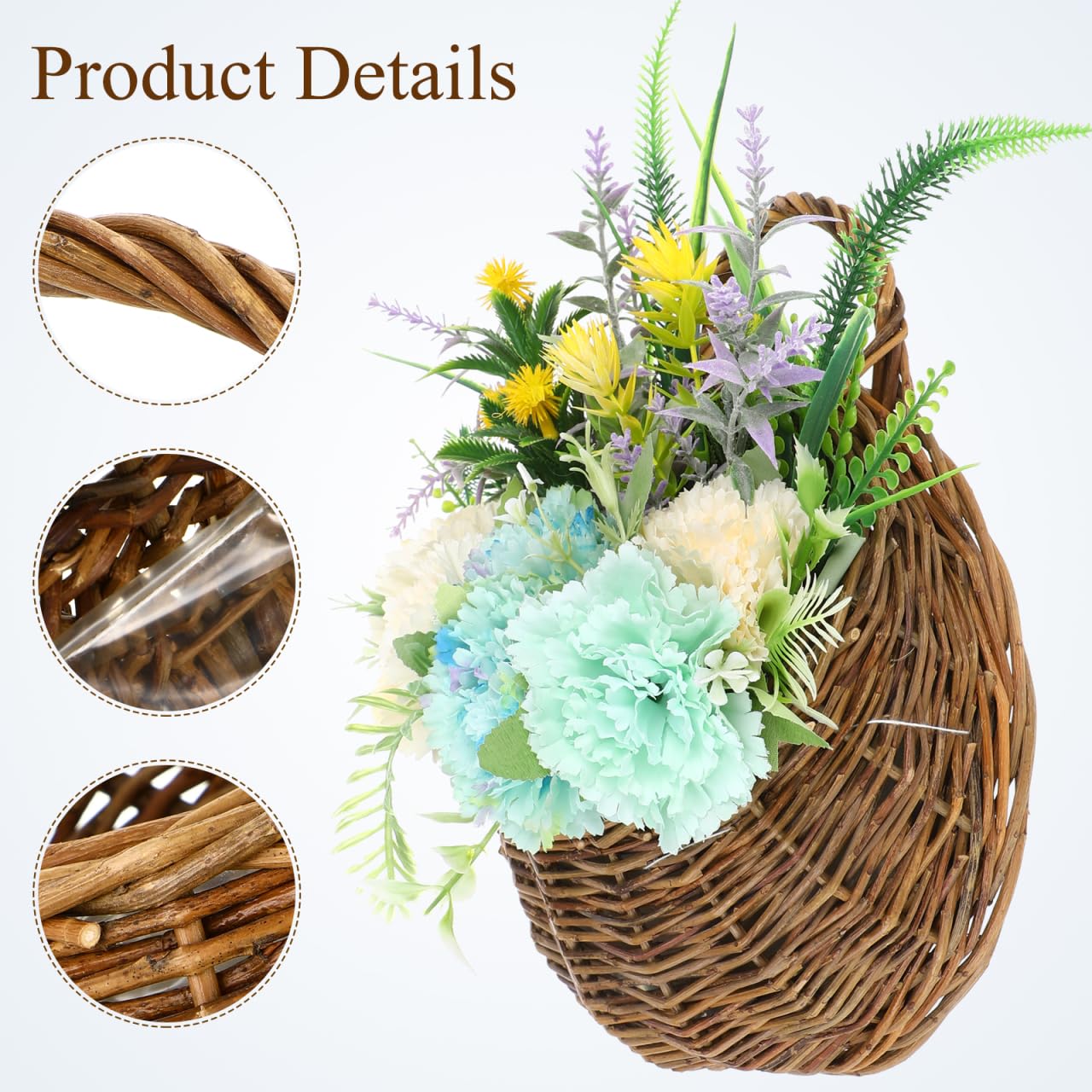 DOITOOL boho wall basket decor adds texture to walls
