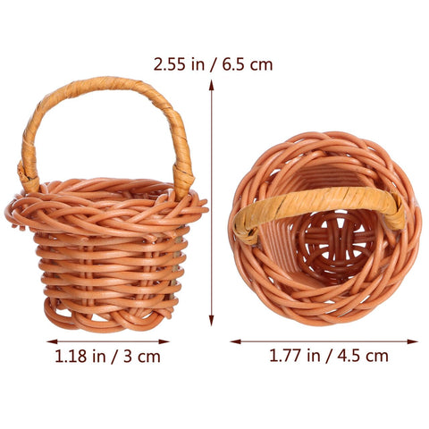 Dollhouse flower basket by DOITOOL enhances decor props.