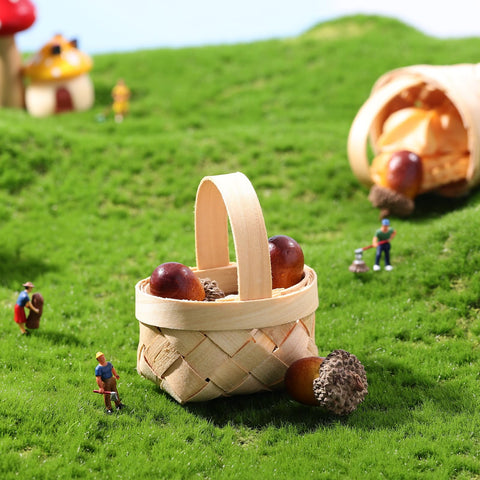 DOITOOL rustic mini baskets with handles for weddings and events