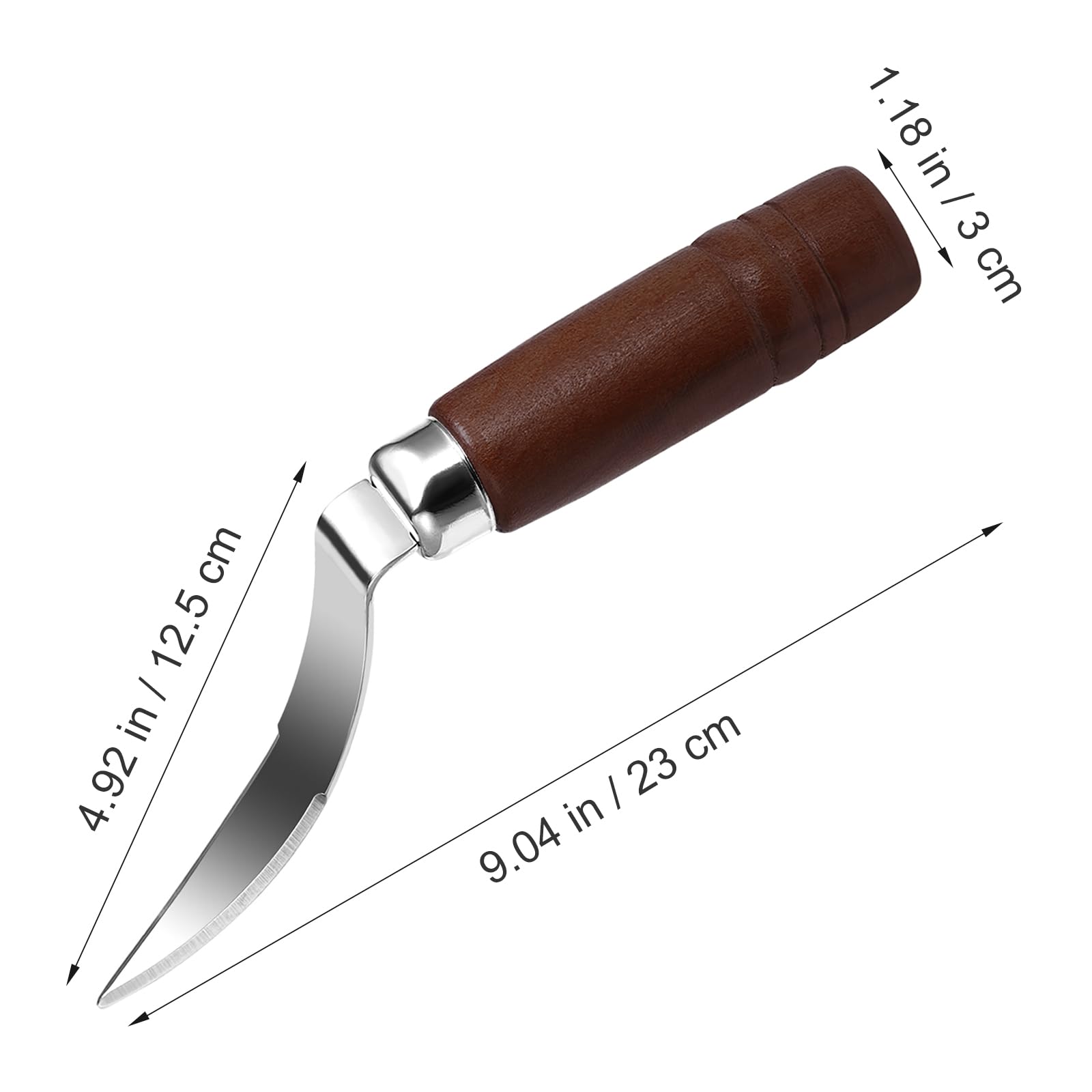 DOITOOL non-slip handle sleeve design for safer coconut prep.