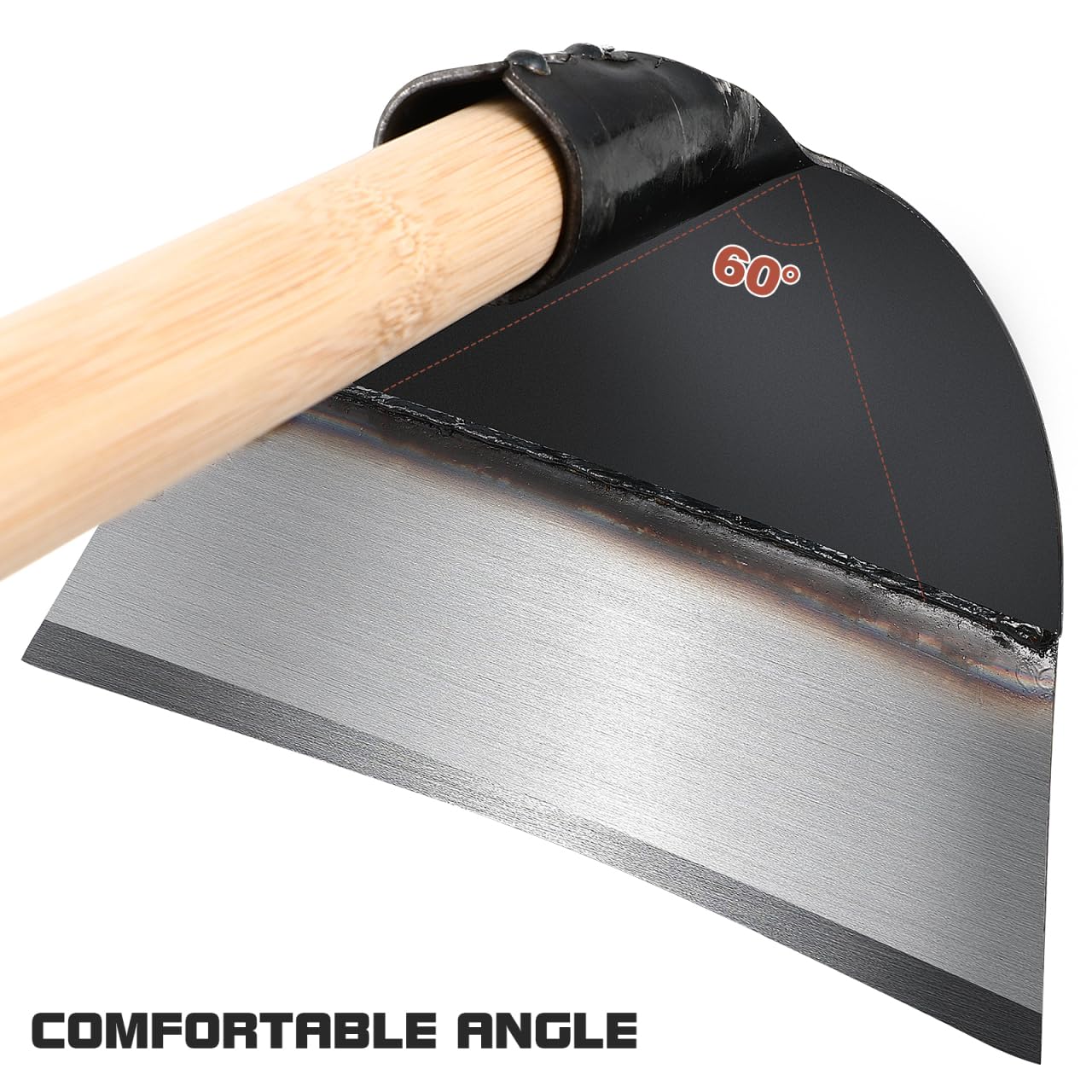 DOITOOL orchard-field-hoe-loosening-soil for consistent cultivation tasks.