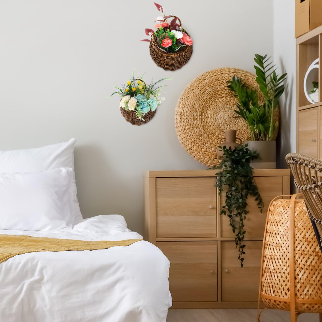 DOITOOL wall organizer basket for neat display