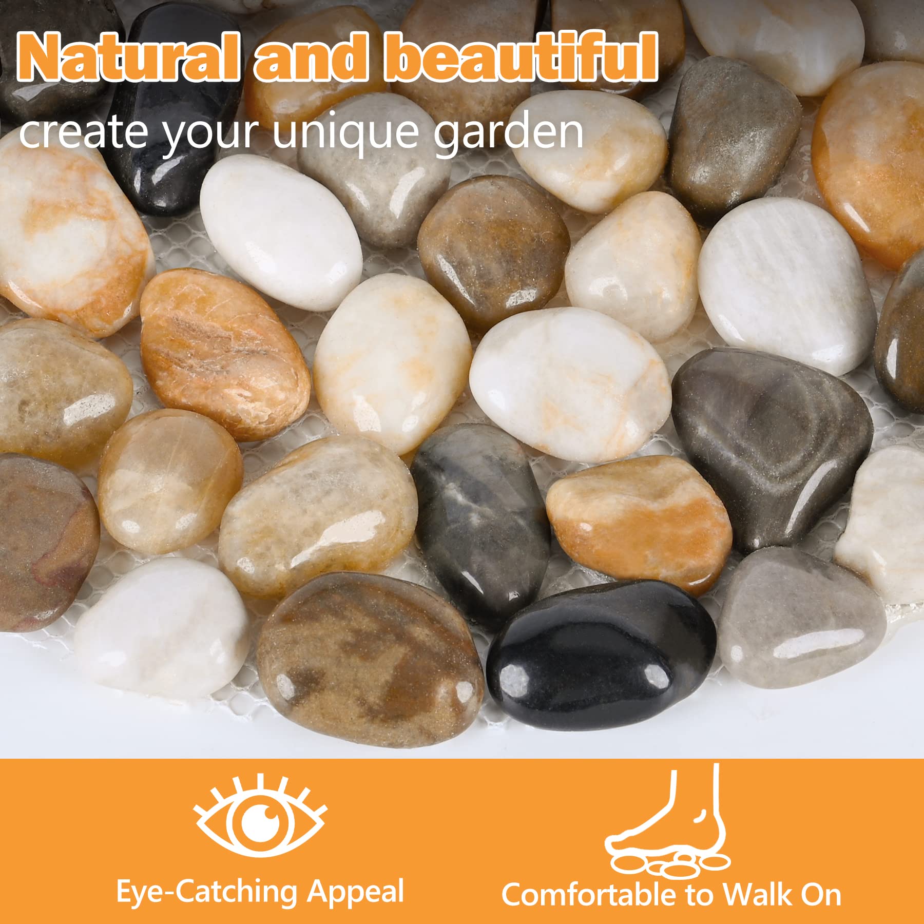 Dojobkinb natural color variety enhances outdoor decor options.